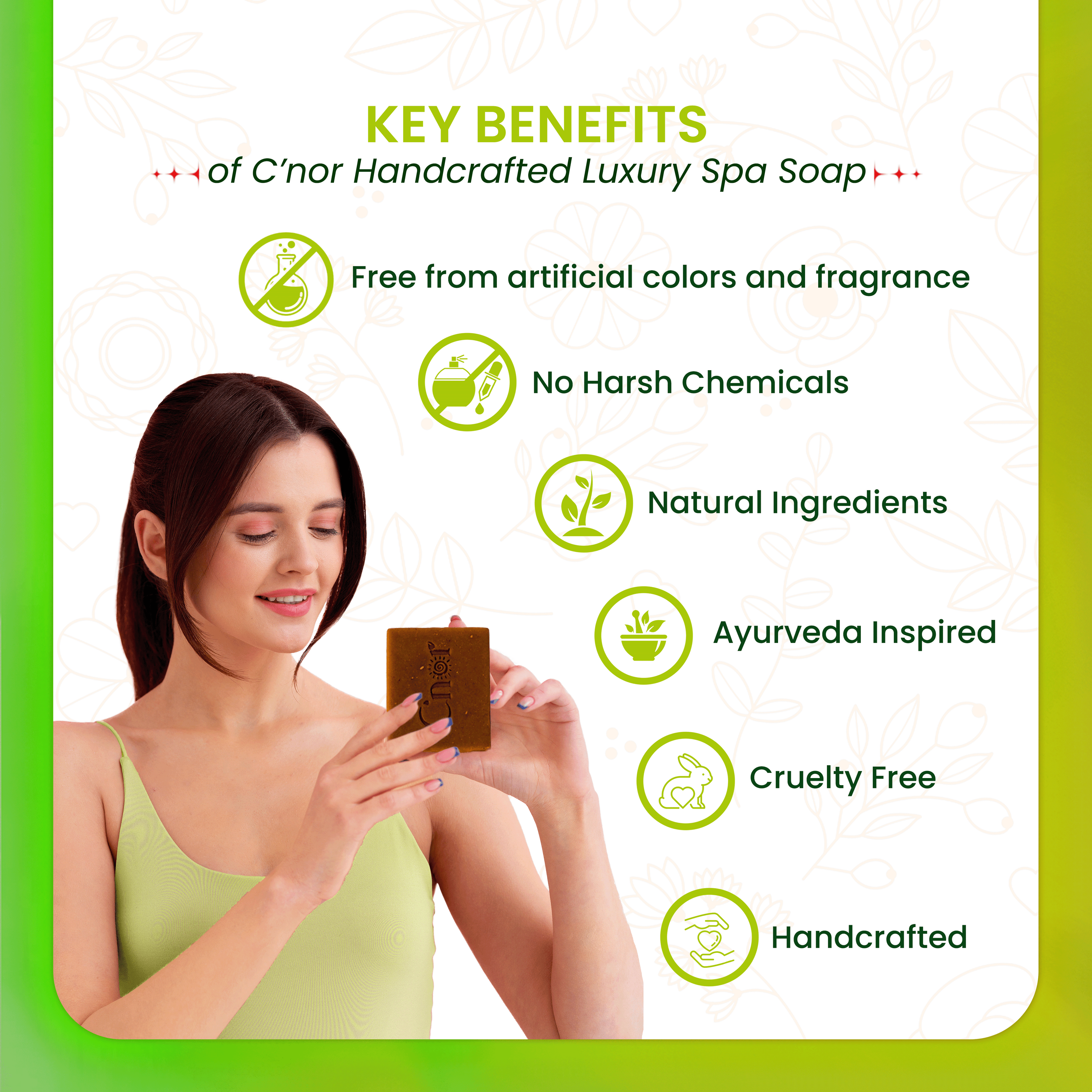 Golden Turmeric Tea Tree Soap for Face & Body โ Gentle Cleansing Detox Bar