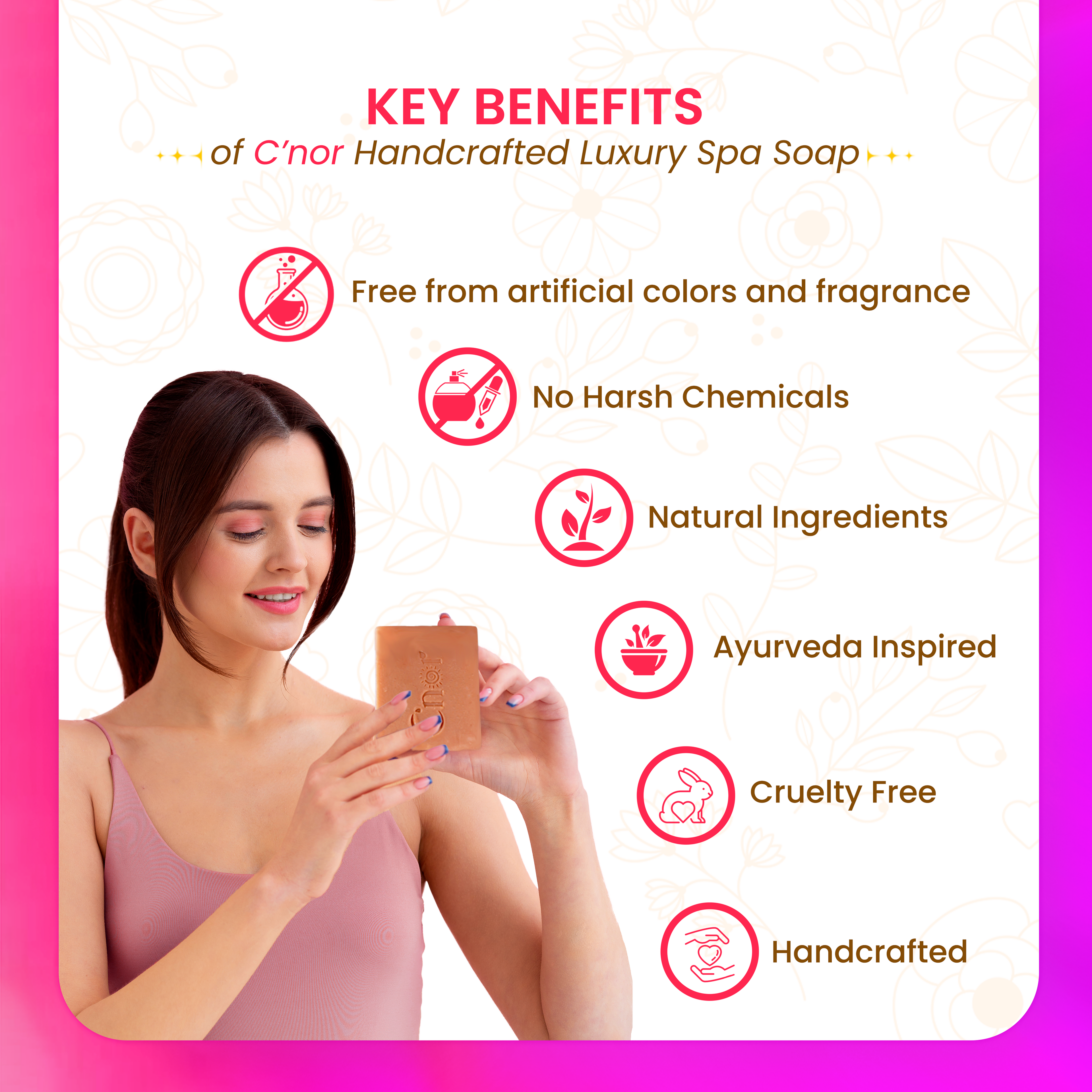 Cream Roses Soap for Face & Body โ Nourishing, Softening & Glow Reviving Milk Bar