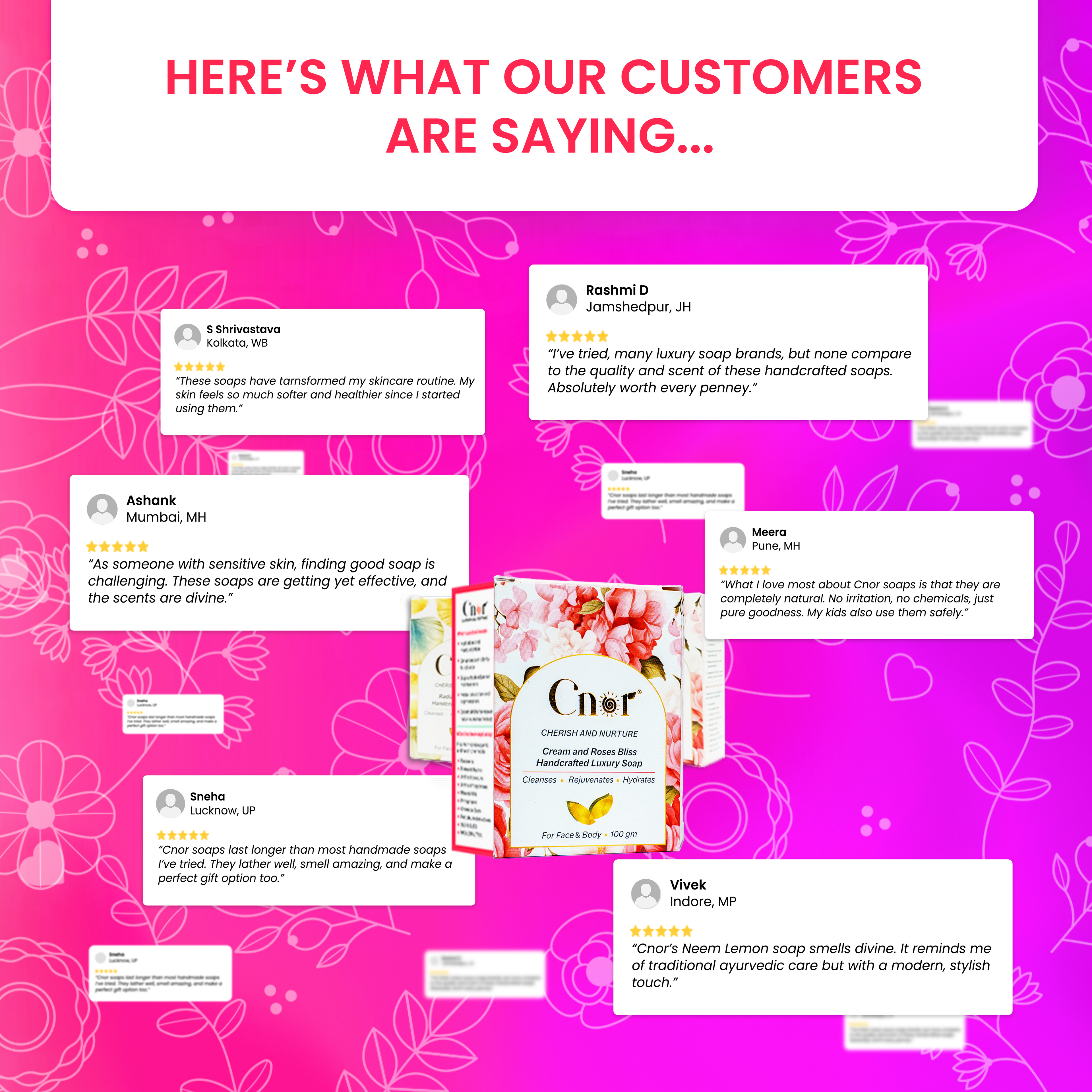 Cream Roses Soap for Face & Body โ Nourishing, Softening & Glow Reviving Milk Bar